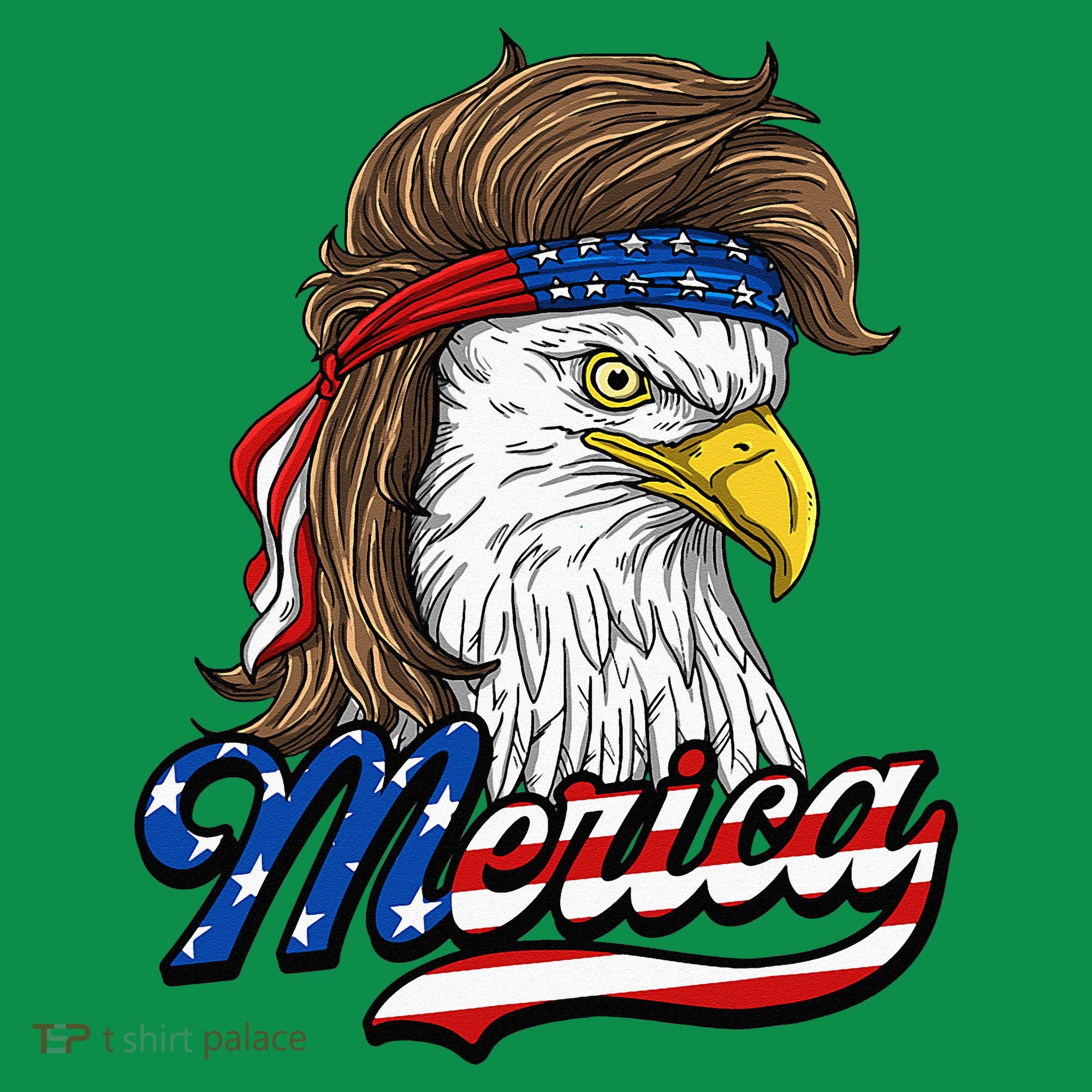 Merica Patriotic USA Eagle Of Freedom 4th Of July T-Shirt