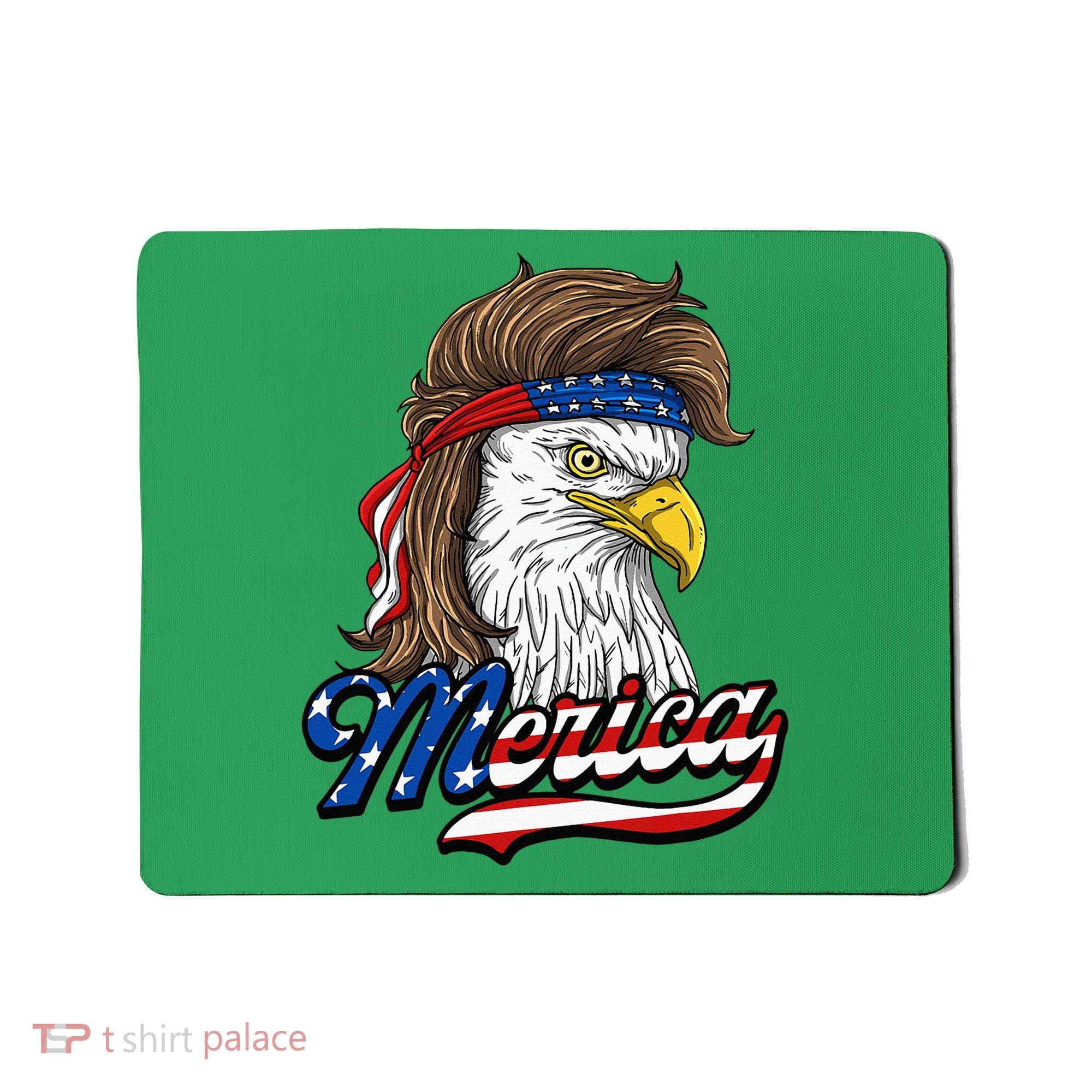 Merica Patriotic USA Eagle Of Freedom 4th Of July Mousepad