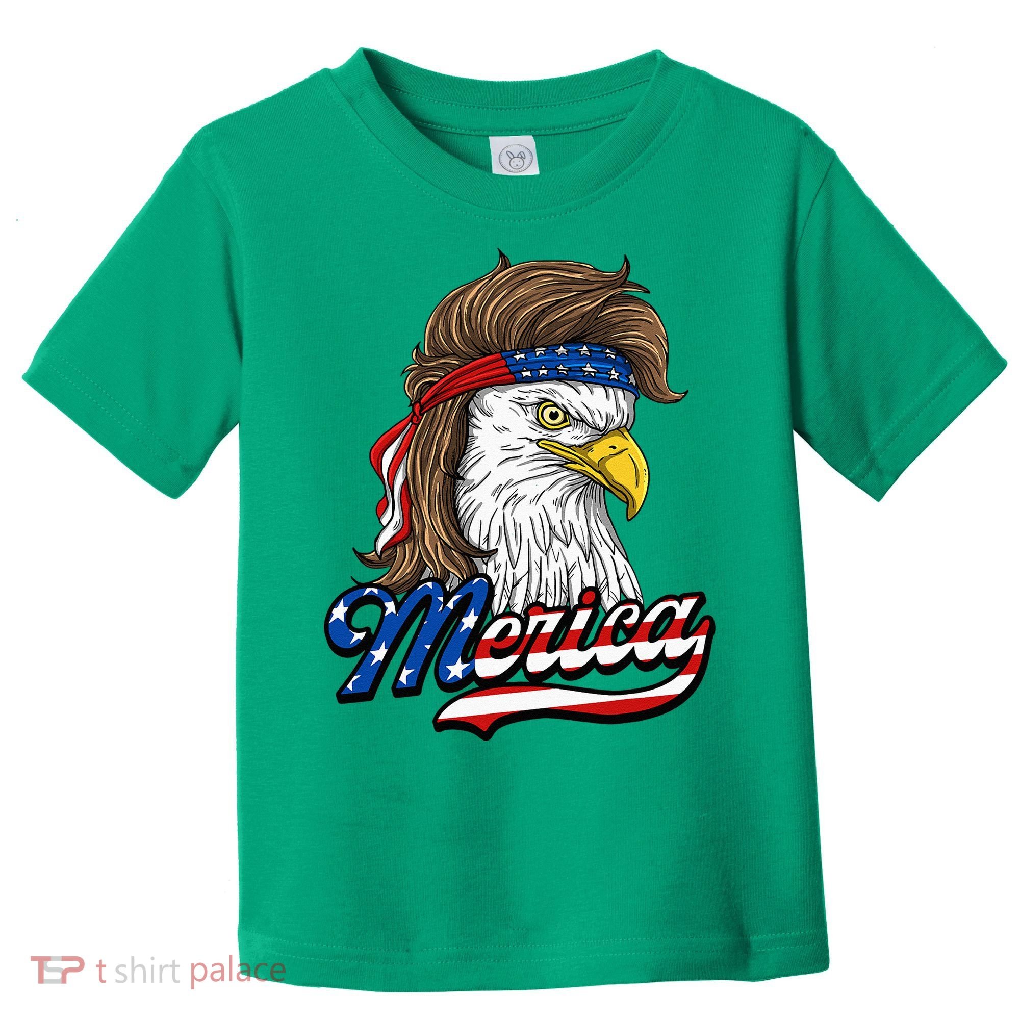 Merica Patriotic USA Eagle Of Freedom 4th Of July Toddler T-Shirt