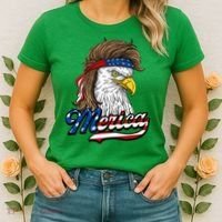 Merica Patriotic USA Eagle Of Freedom 4th Of July Women's T-Shirt thumb 2
