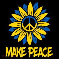 Make Peace Ukraine Strong Sunflower Coffee Mug thumb 5