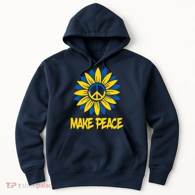 Make Peace Ukraine Strong Sunflower Hoodie