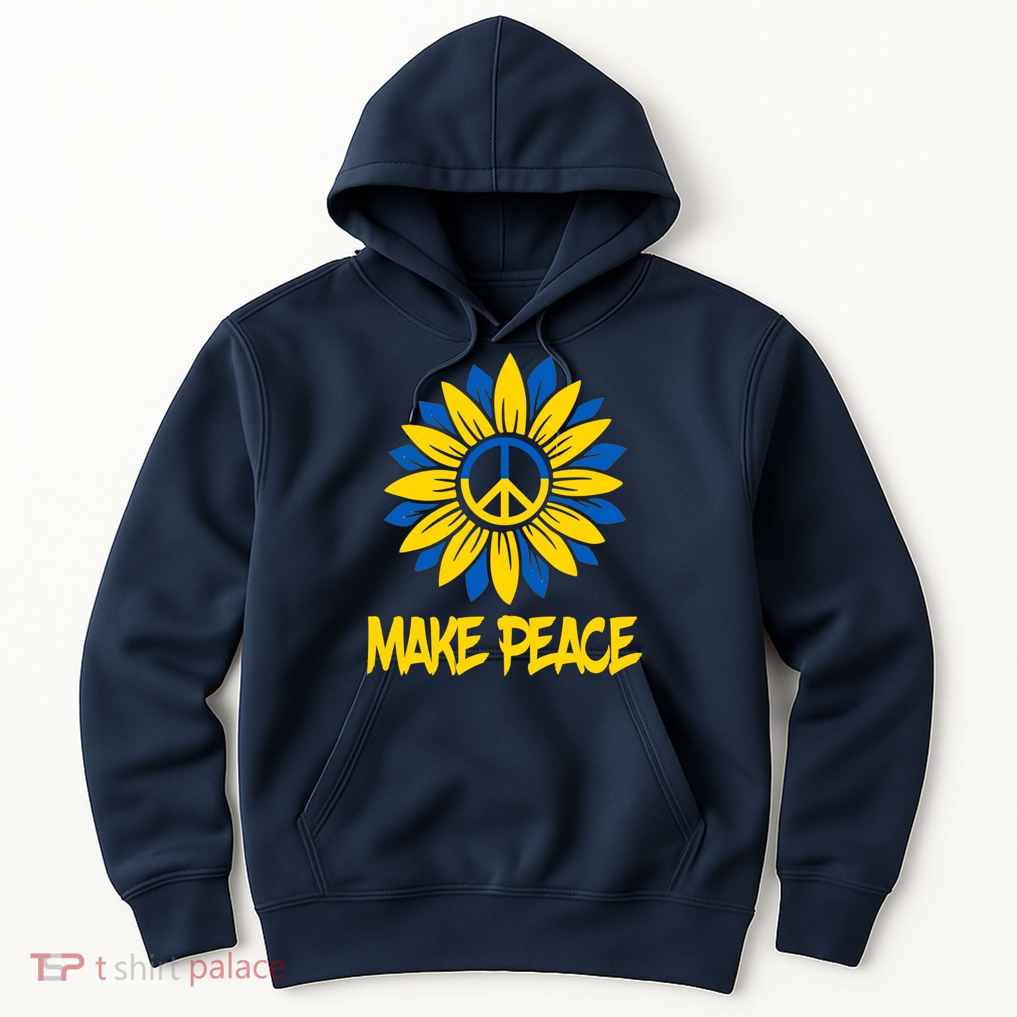 Make Peace Ukraine Strong Sunflower Hoodie