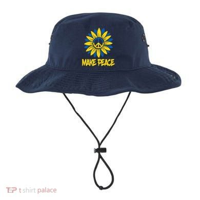Make Peace Ukraine Strong Sunflower Bucket Hat