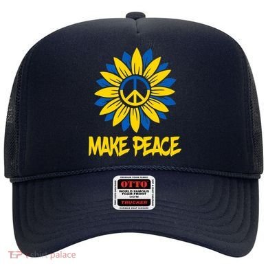 Make Peace Ukraine Strong Sunflower Hat