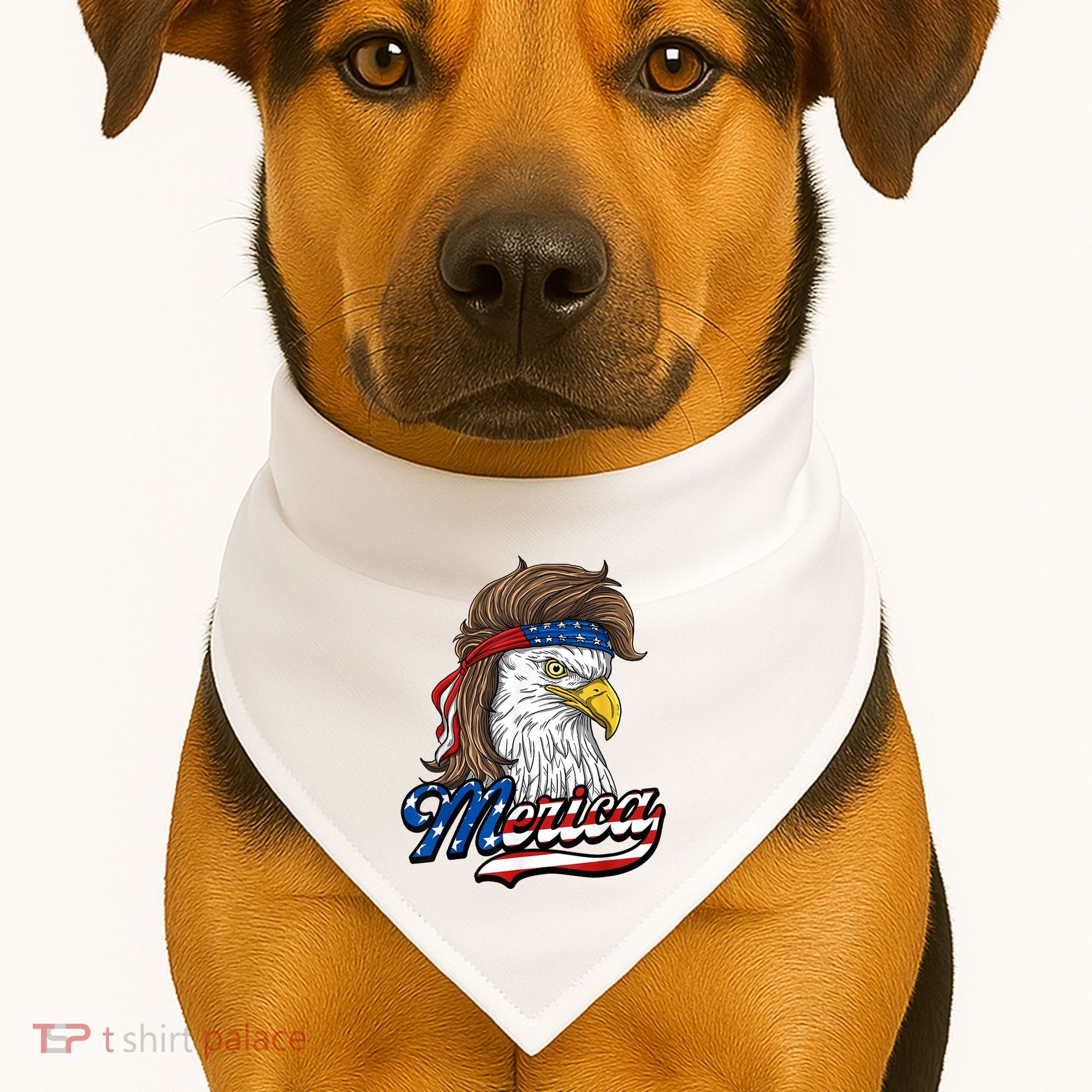 4th of july USA-Made Doggie Bandana