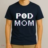 Mom Podcast Women Podcasting Pod Mom Podcast Host Gift T-Shirt thumb 3