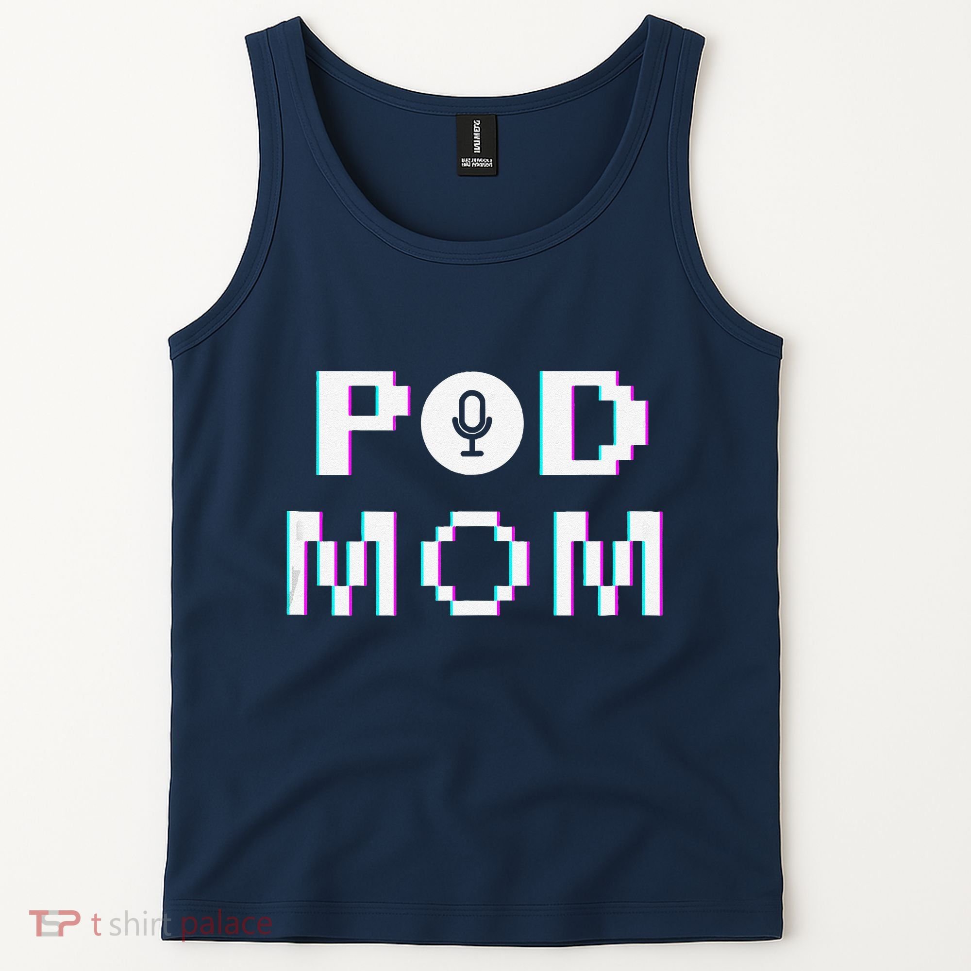 Mom Podcast Women Podcasting Pod Mom Podcast Host Gift Tank Top