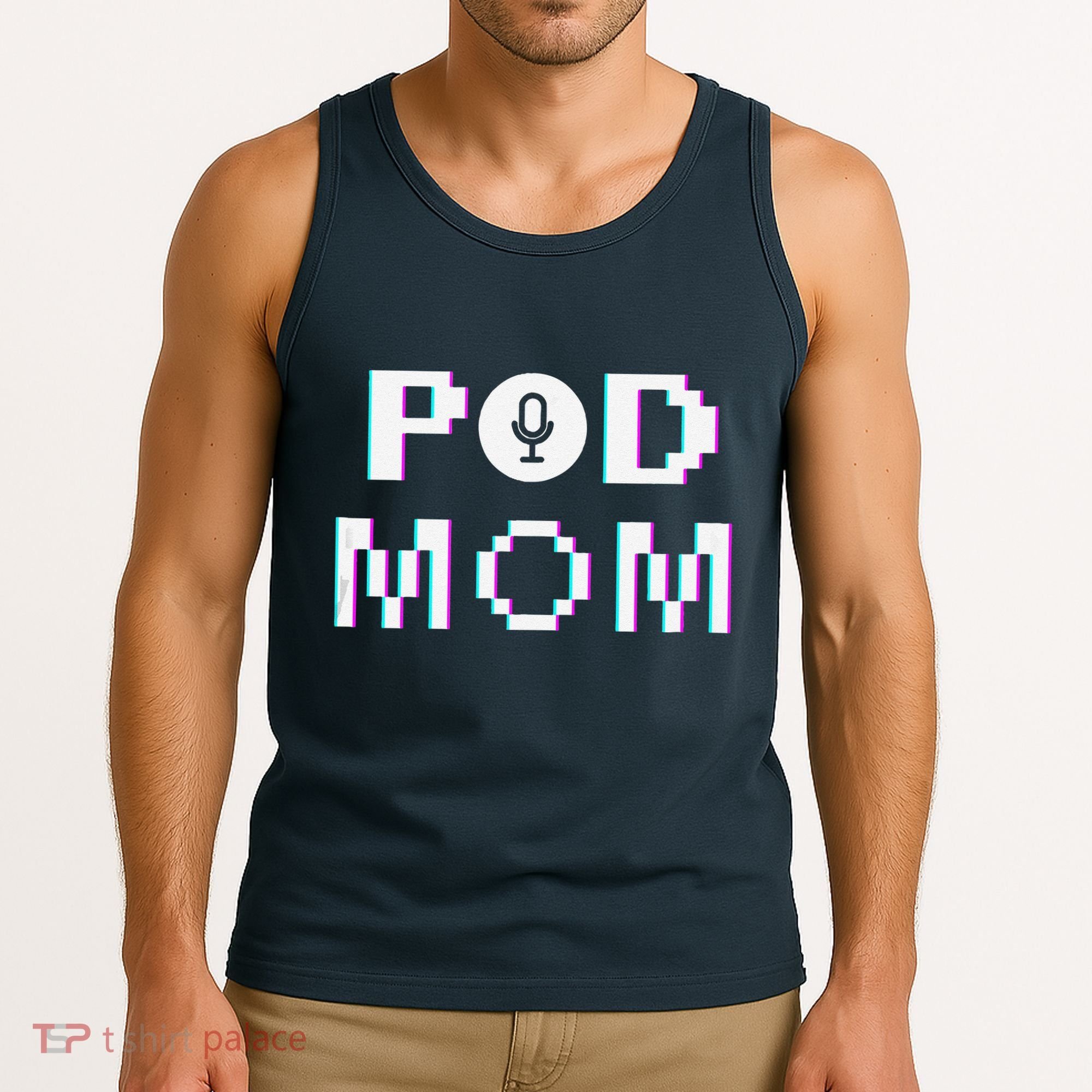 Mom Podcast Women Podcasting Pod Mom Podcast Host Gift Tank Top