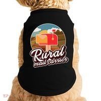 Mailman Postal Worker Post Office Rural Mail Carrier Doggie Tank thumb 0