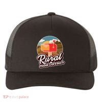 Mailman Postal Worker Post Office Rural Mail Carrier Yupoong Adult 5-Panel Trucker Hat thumb 0