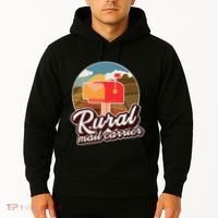 Mailman Postal Worker Post Office Rural Mail Carrier Hoodie thumb 2