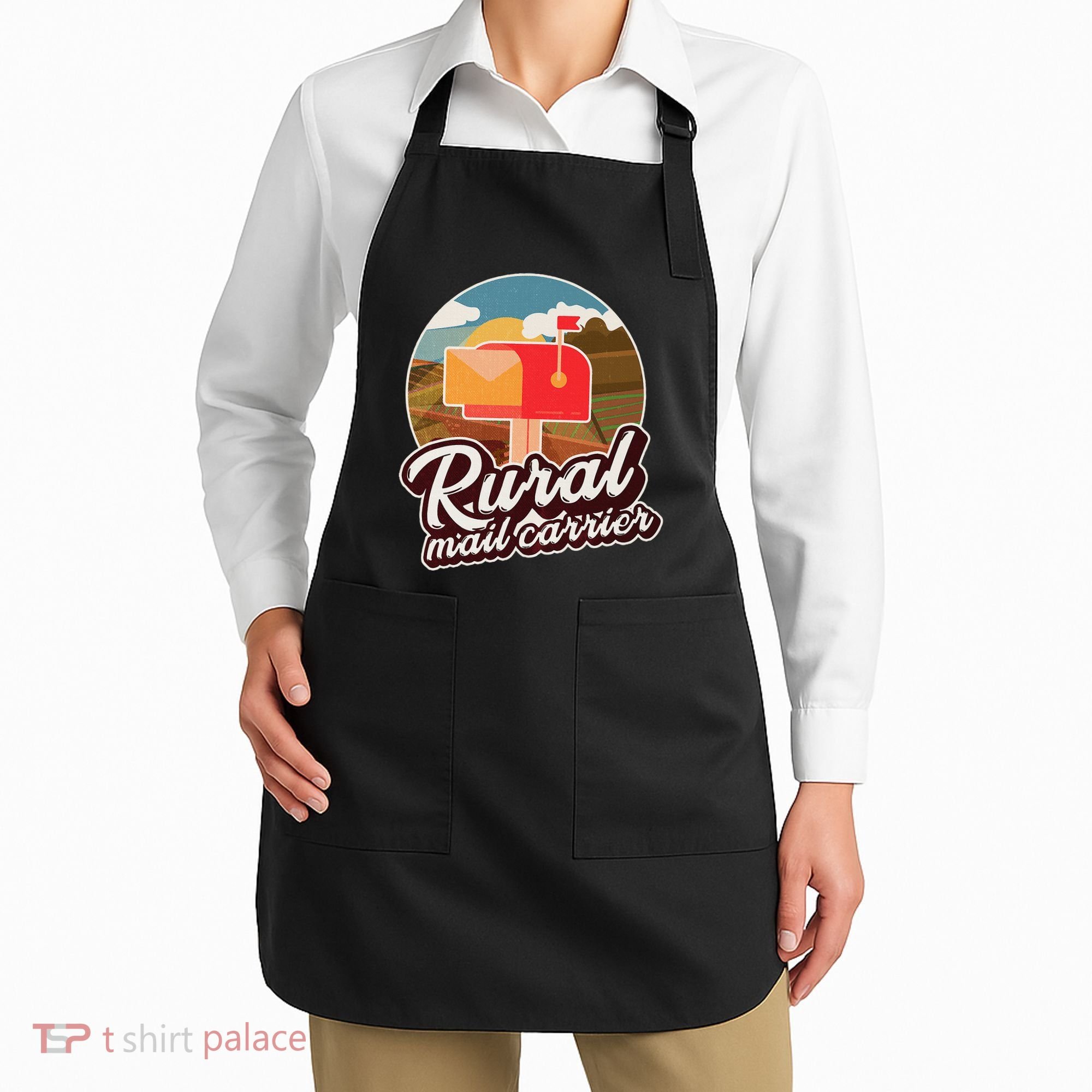 Mailman Postal Worker Post Office Rural Mail Carrier Apron