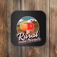Mailman Postal Worker Post Office Rural Mail Carrier Coaster thumb 0