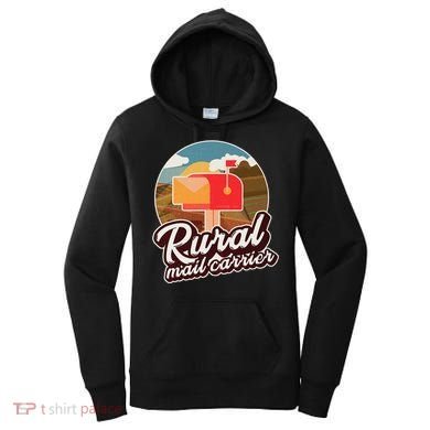 Mailman Postal Worker Post Office Rural Mail Carrier Women's Hoodie