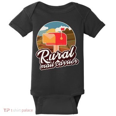 Mailman Postal Worker Post Office Rural Mail Carrier Baby Bodysuit