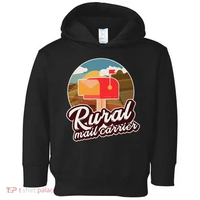 Mailman Postal Worker Post Office Rural Mail Carrier Toddler Hoodie