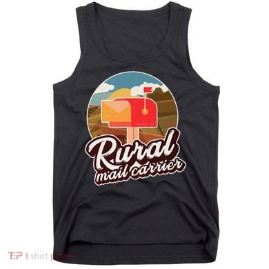 Mailman Postal Worker Post Office Rural Mail Carrier Tank Top