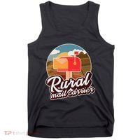 Mailman Postal Worker Post Office Rural Mail Carrier Tank Top thumb 0