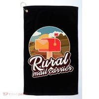 Mailman Postal Worker Post Office Rural Mail Carrier Golf Towel thumb 0