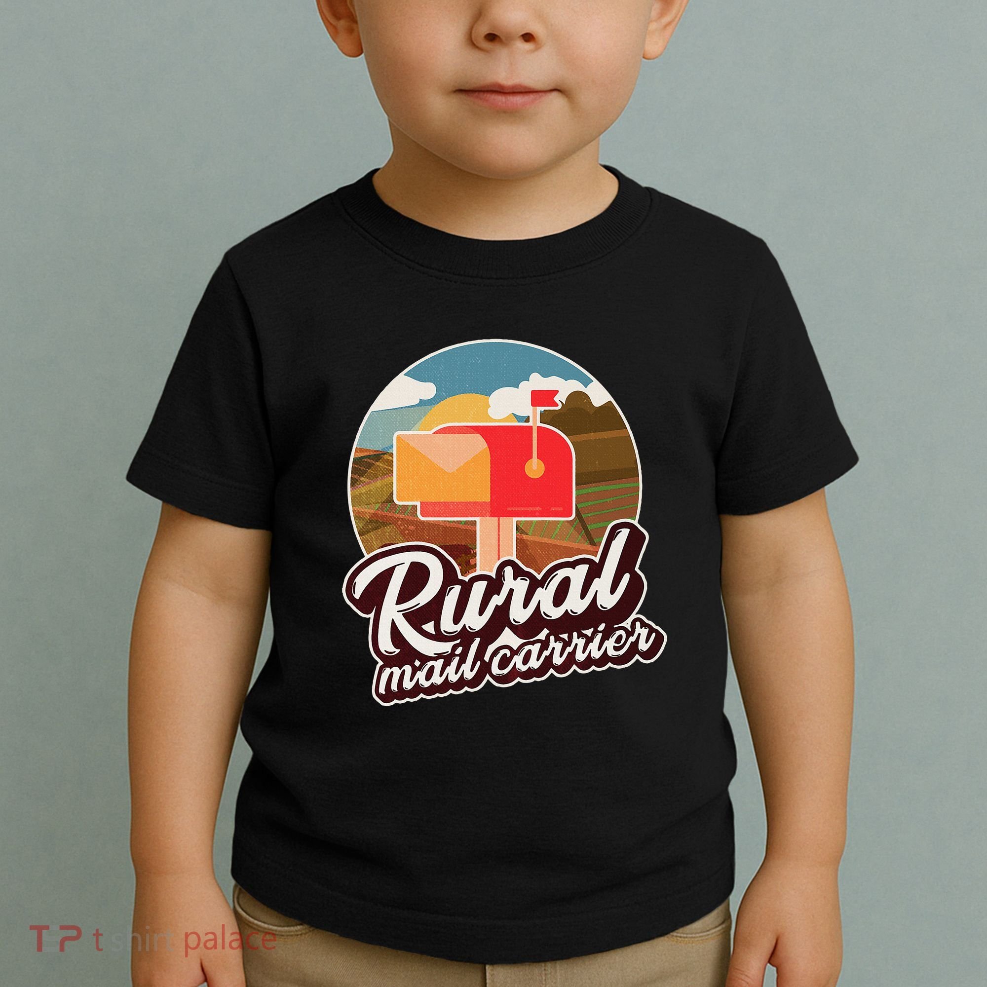 Mailman Postal Worker Post Office Rural Mail Carrier Toddler T-Shirt