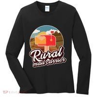 Mailman Postal Worker Post Office Rural Mail Carrier Women's Long Sleeve Shirt thumb 0
