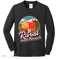 Mailman Postal Worker Post Office Rural Mail Carrier Kids Long Sleeve Shirt thumb 0