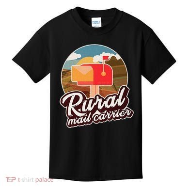Mailman Postal Worker Post Office Rural Mail Carrier Kids T-Shirt