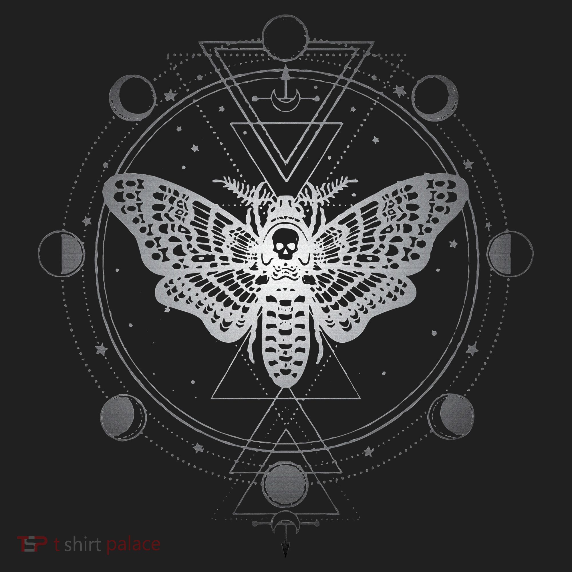 Moon Phases With Moth Blackcraft Clothing Women's Sweatshirt