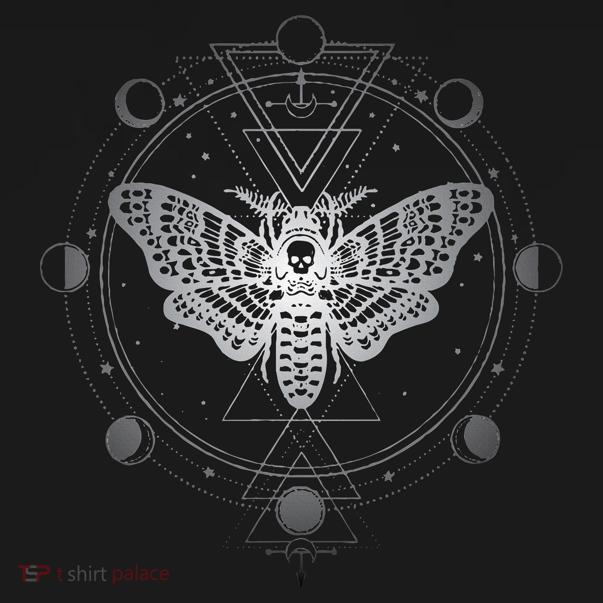 Moon Phases With Moth Blackcraft Clothing Backpack