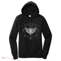 Moon Phases With Moth Blackcraft Clothing Women's Hoodie thumb 0