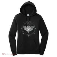 Moon Phases With Moth Blackcraft Clothing Women's Hoodie thumb 0