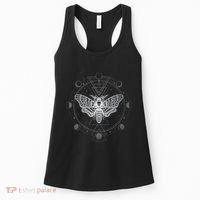 Moon Phases With Moth Blackcraft Clothing Women's Tank Top thumb 0