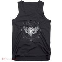Moon Phases With Moth Blackcraft Clothing Tank Top thumb 0