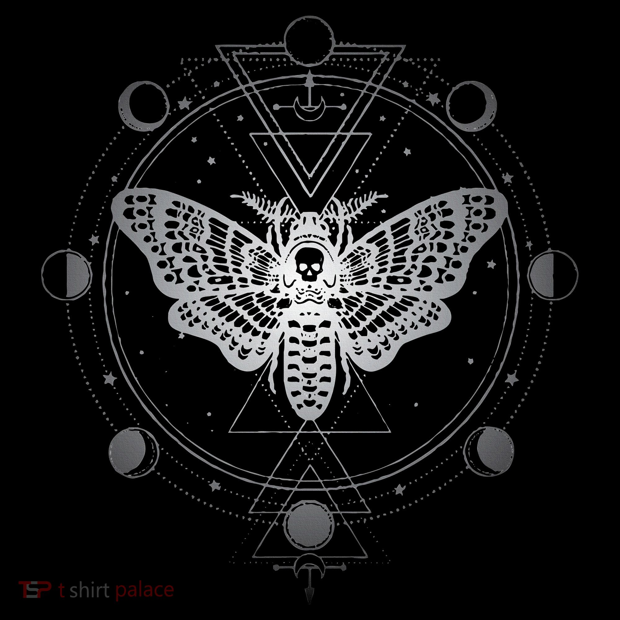 Moon Phases With Moth Blackcraft Clothing Visor