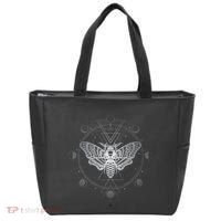 Moon Phases With Moth Blackcraft Clothing Tote Bag thumb 0