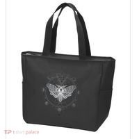 Moon Phases With Moth Blackcraft Clothing Tote Bag thumb 3