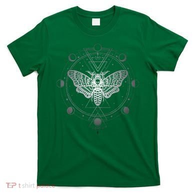 Moon Phases With Moth Blackcraft Clothing T-Shirt