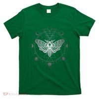 Moon Phases With Moth Blackcraft Clothing T-Shirt thumb 0