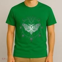 Moon Phases With Moth Blackcraft Clothing T-Shirt thumb 3