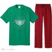Moon Phases With Moth Blackcraft Clothing Pajama Set thumb 0