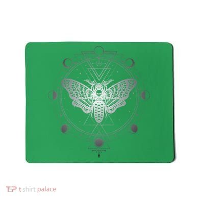 Moon Phases With Moth Blackcraft Clothing Mousepad