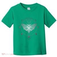 Moon Phases With Moth Blackcraft Clothing Toddler T-Shirt thumb 0