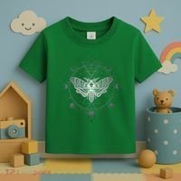 Moon Phases With Moth Blackcraft Clothing Toddler T-Shirt thumb 3
