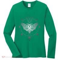 Moon Phases With Moth Blackcraft Clothing Women's Long Sleeve Shirt thumb 0