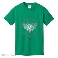 Moon Phases With Moth Blackcraft Clothing Kids T-Shirt thumb 0