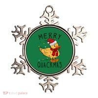 Merry Quackmas Duck Funny Christmas Lights Gift Xmas Holiday Ornament thumb 0