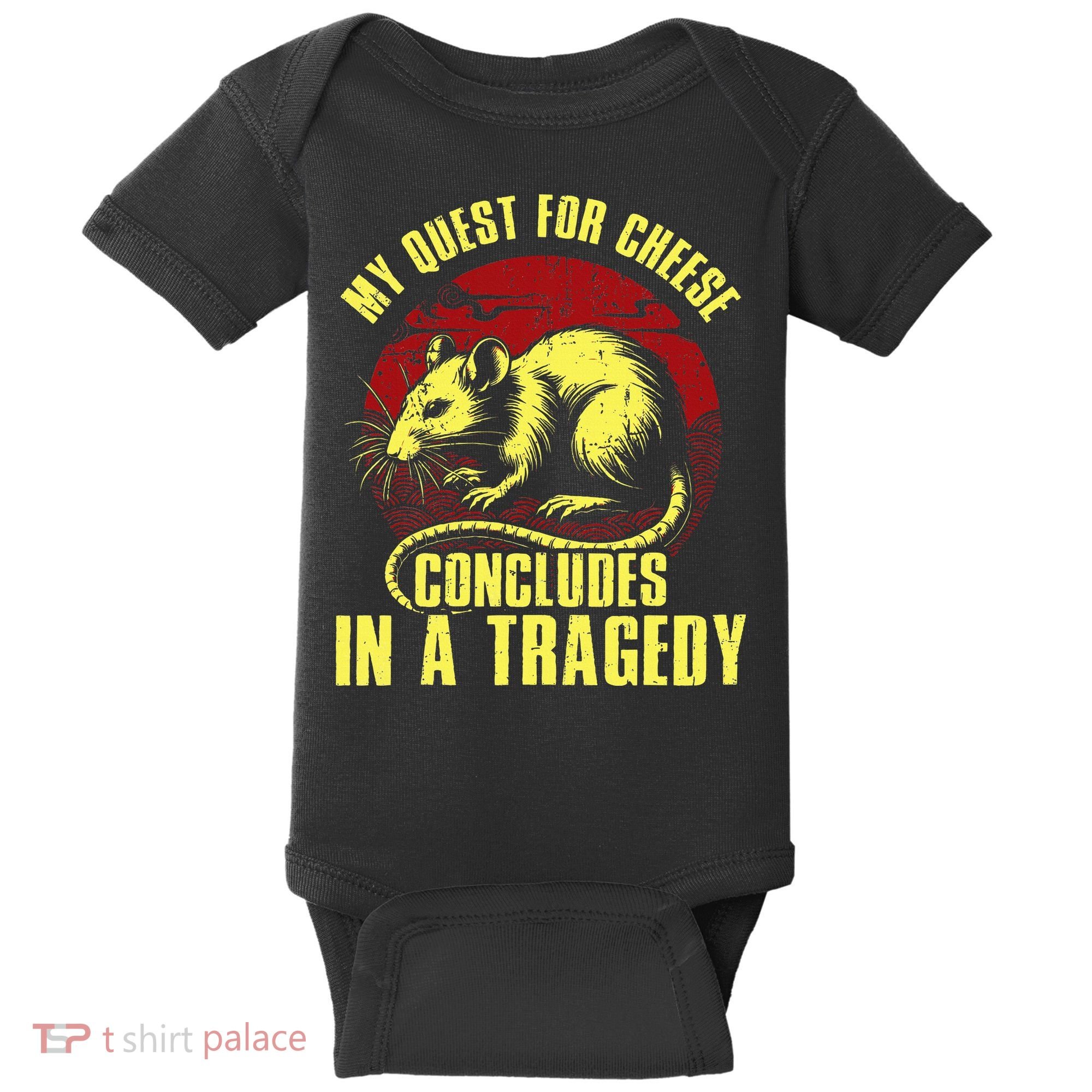 My Quest For Cheese Concludes In A Tragedy Baby Bodysuit