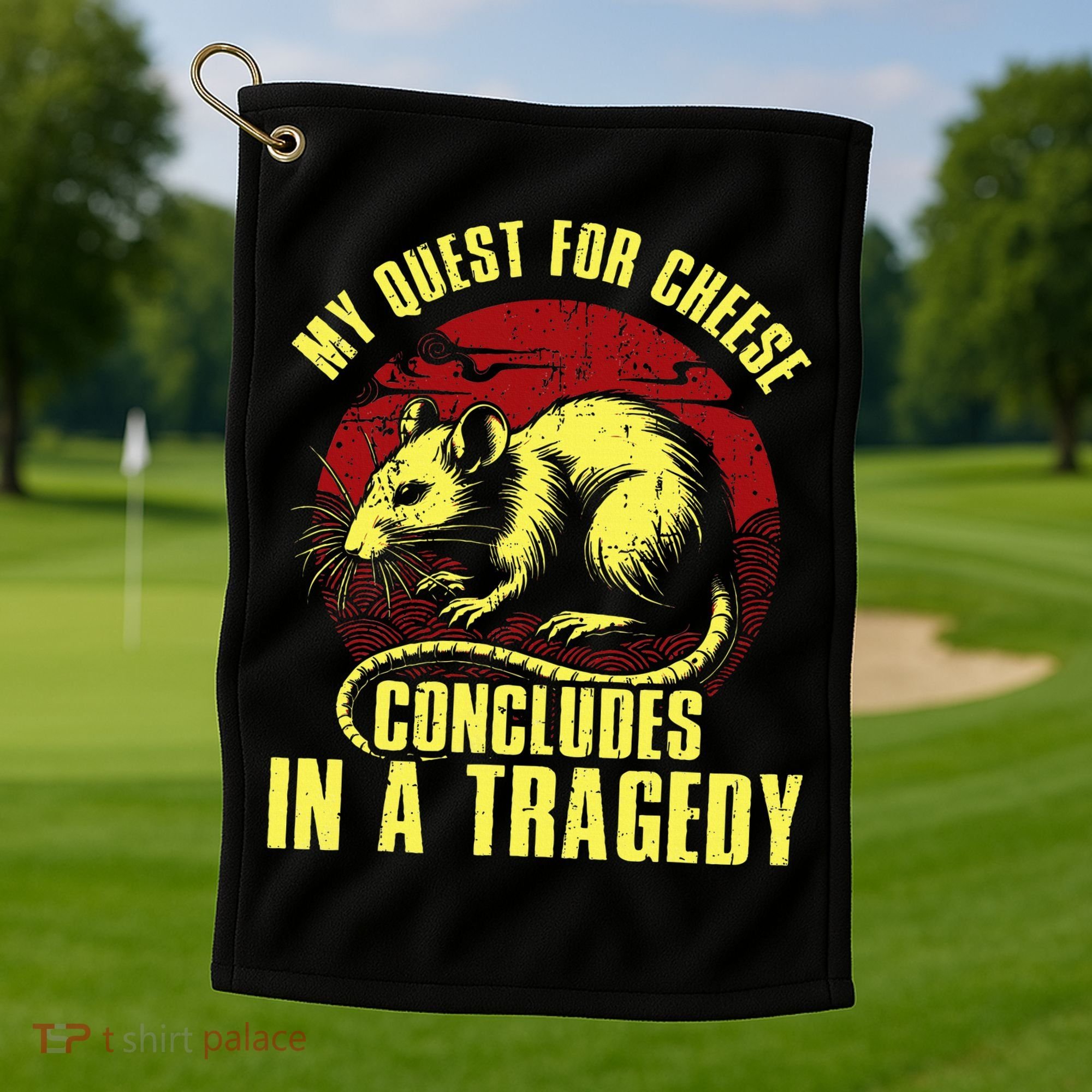 My Quest For Cheese Concludes In A Tragedy Golf Towel