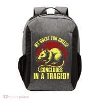 My Quest For Cheese Concludes In A Tragedy Vector Backpack thumb 0